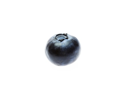 blueberries  isolated on whiteの写真素材