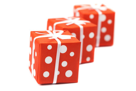 presents isolated on white