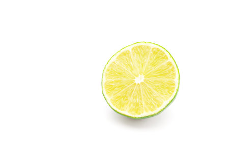 lime isolated on white