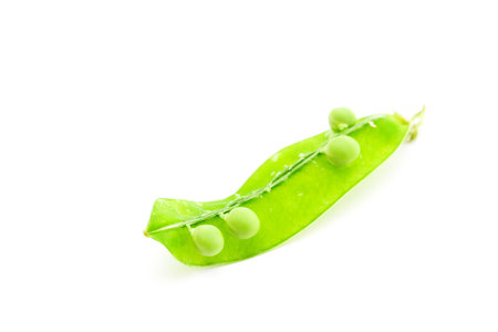 peas  isolated on white