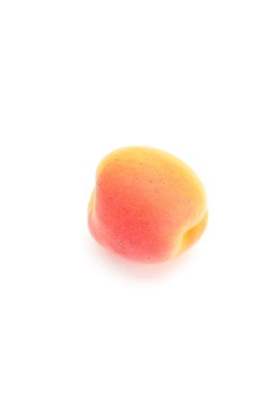 apricot  isolated on whiteの写真素材