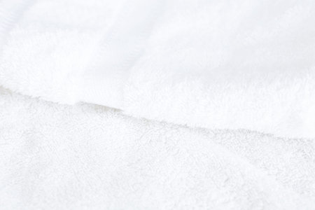 background of white towelの写真素材