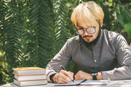 Business man working and Design Ideas Concept., New project modern loft.の写真素材