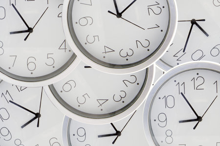 clock abstractの写真素材