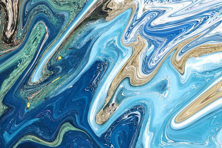 Abstract painting beautiful different color oil paint. colorful acrylic. modern abstract art concept