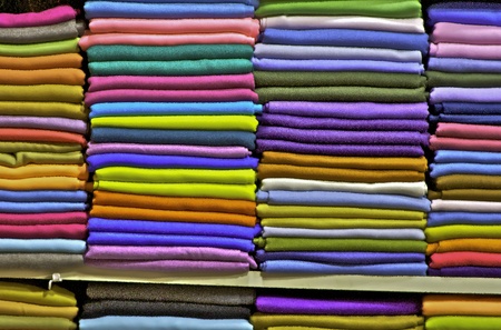 Colorful Fabricの写真素材