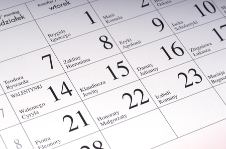 calender, schedule, organizerの写真素材