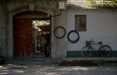beijing's alleyの写真素材