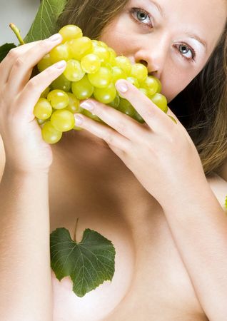 Fruity womanの写真素材