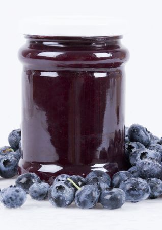 Sterile blueberriesの写真素材