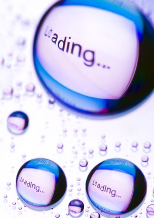 Loading...の写真素材