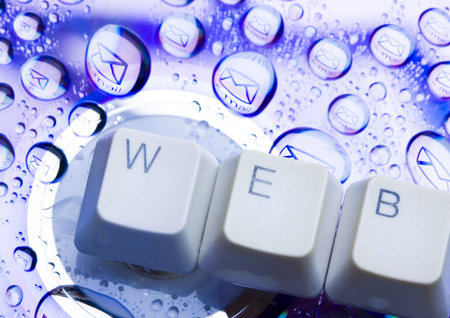 Internet symbols の写真素材