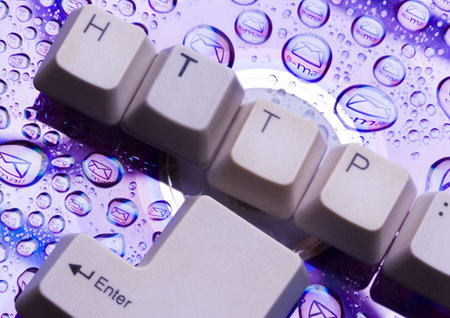 Internet symbols の写真素材