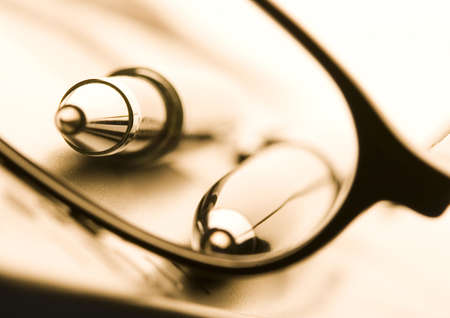 Laptop & Ballpointの写真素材