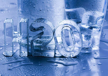 H2Oの写真素材