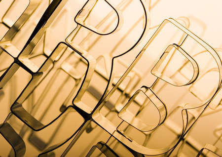 Letters from alphabetの写真素材