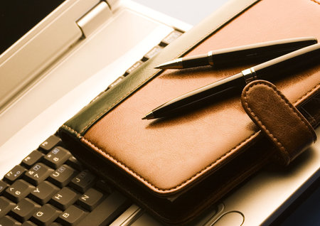 Notebookの写真素材