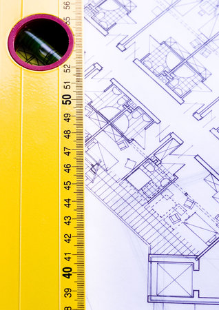 House blue print close upの写真素材