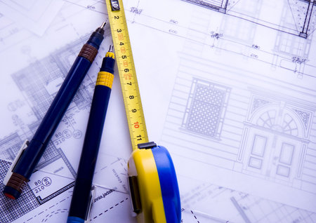 Architectural plans   の写真素材