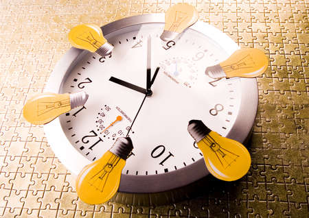 Clock & Puzzles の写真素材