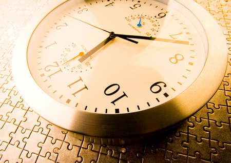 Analog clockの写真素材