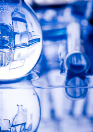 Glass in laboratory  の写真素材