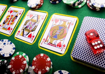 A game of cardsのeditorial素材