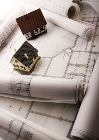 Architectural plans の写真素材