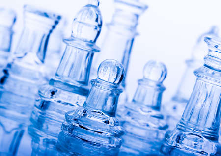 Glass chess   の写真素材
