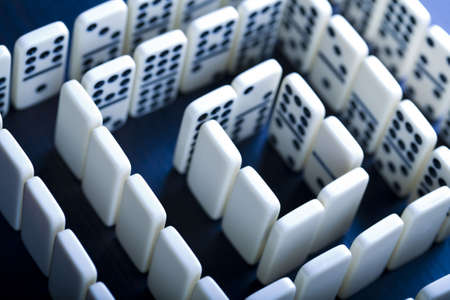 Labyrinth & Domino の写真素材