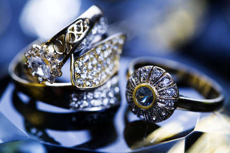 Ring with diamonds   の写真素材