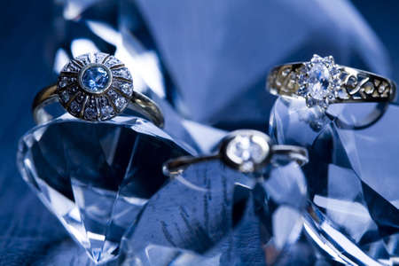 Diamonds - precious gift の写真素材