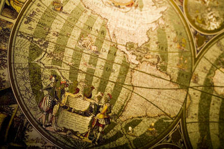 Old mapの写真素材