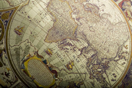 Old map background の写真素材