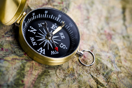 Map and compass 