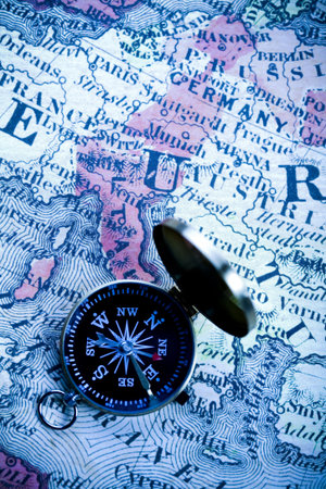 Map and compass 