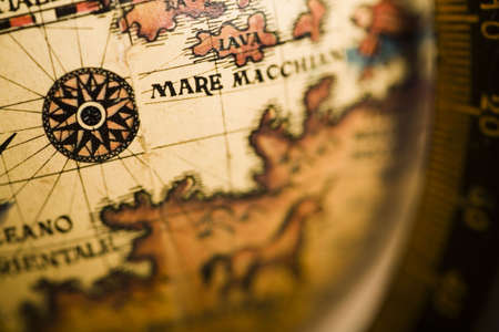 Old globeの写真素材