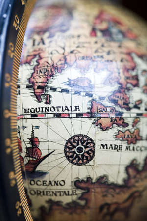 Old globeの写真素材