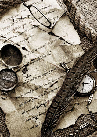 Old textured paper の写真素材