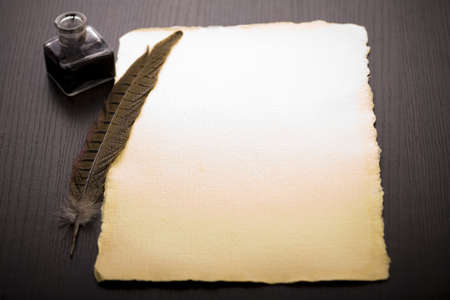 Old paper background with space for text  の写真素材