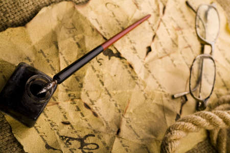 Old paper background の写真素材