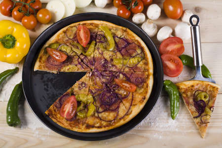 Pizzaの写真素材