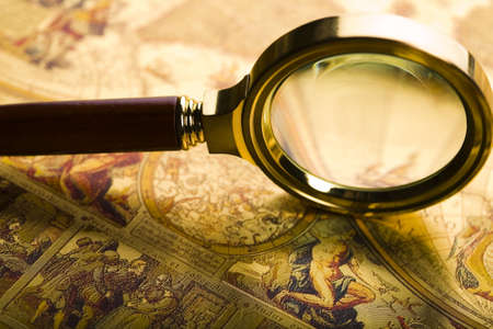 Magnifying glassの写真素材