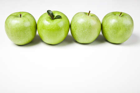 Green applesの写真素材