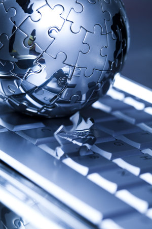 Blue planetの写真素材