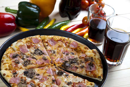 Pizza and italian kitchenの写真素材