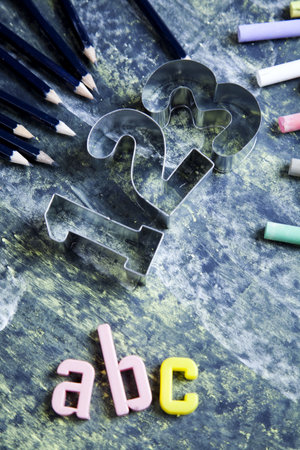 School background - ABCの写真素材