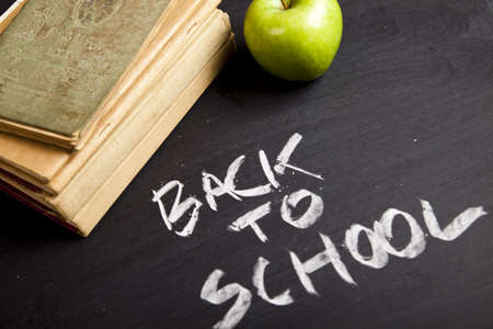 Inscription - Back to School and appleの写真素材