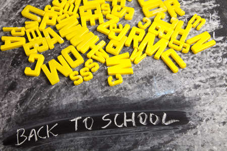 Alphabet - back to school の写真素材