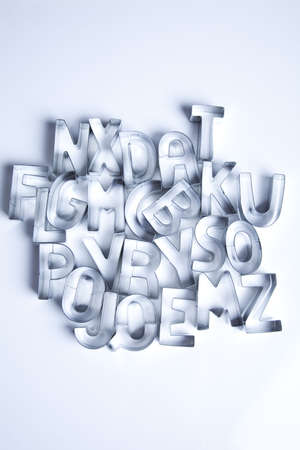 Alphabet, blackboard, education の写真素材